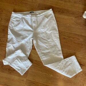 Jessica London White Pants